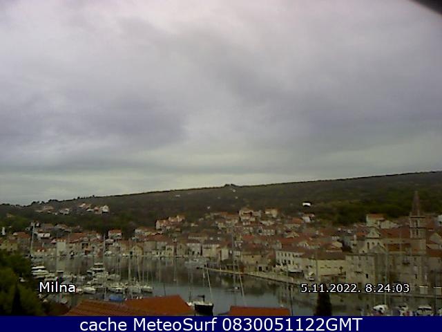 webcam Brac Port Milna Split-Dalmatia