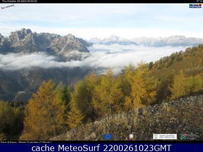 webcam Monte Crusicalas Udine
