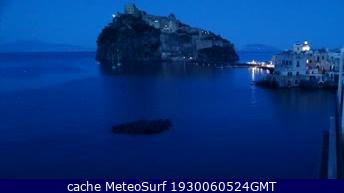 webcam Ischia Castello Aragonese Nápoles