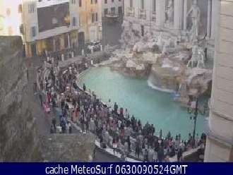 Webcam Roma Fontana di Trevi