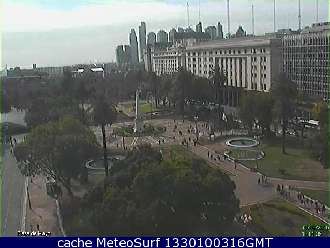 Webcam Buenos Aires Av Diagonal Norte y San Martin