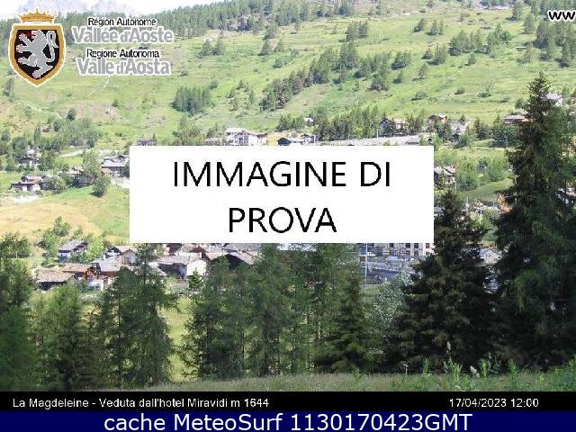 webcam La Magdeleine Valle d Aosta