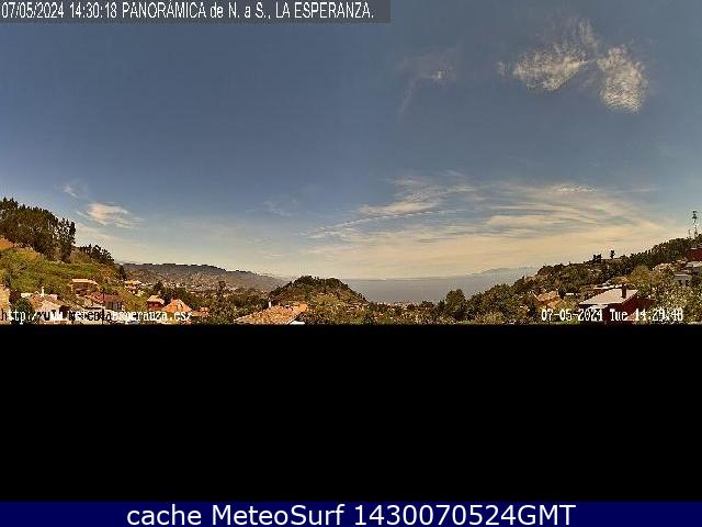 webcam La Esperanza La Laguna Santa Cruz de Tenerife