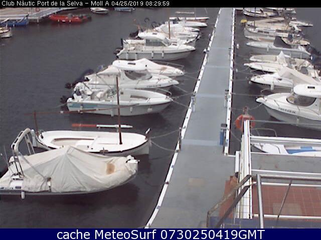 webcam Girona Nautic Port la Selva Gerona
