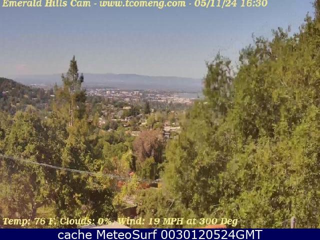 webcam Redwood City Emerald Hills San Mateo