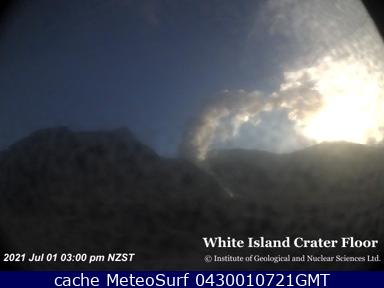 webcam White Island Whakatane