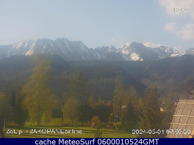 Observar pico Fracaso Webcam Zakopane. Camaras web Zakopane en directo