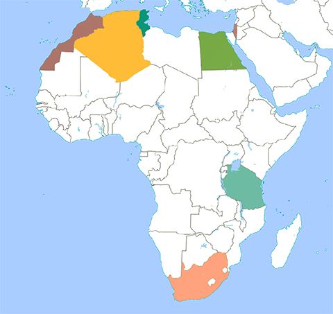 Afrika karte