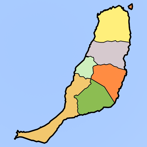 Fuerteventura mappa