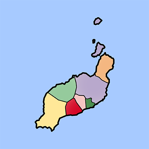 Lanzarote map