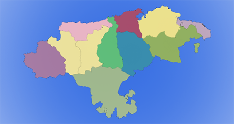Cantabria map
