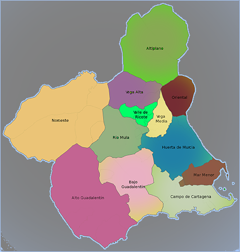 Murcia mapa
