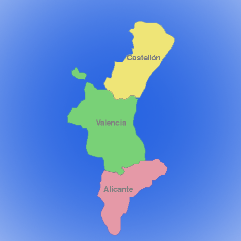 Valencia map