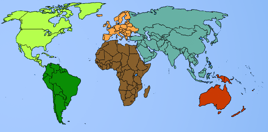 Mundo mapa