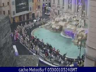 Webcam Roma Fontana di Trevi