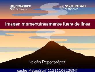 Webcam Volcan El Popocatepetl