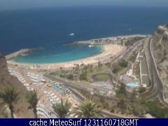 doce Anónimo Lanzamiento Webcam Amadores Gran Canaria Islas Canarias playas. Tiempo en directo por cámaras  web