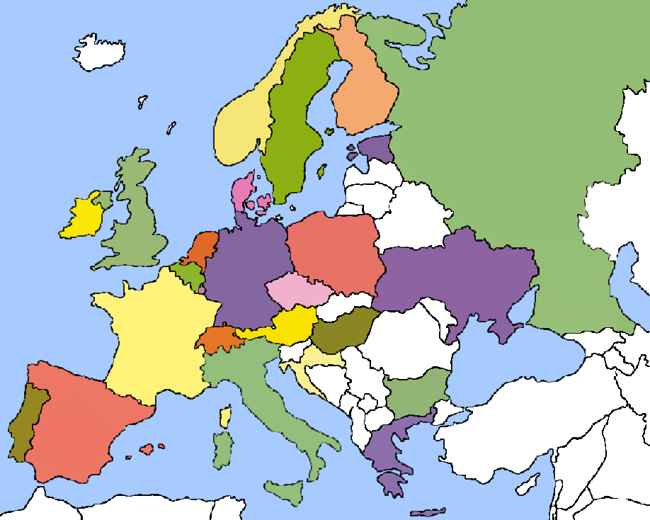 Europe map